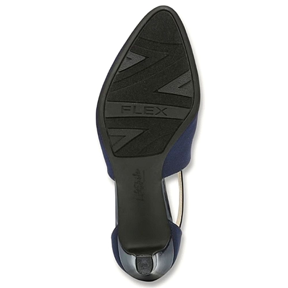 New w/Box LifeStride Giovanna 2 Faux Suede Navy Dress Pumps Size 8 - Picture 8 of 9